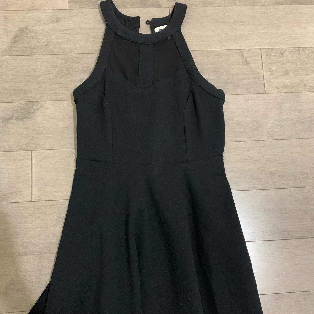 Monteau Halter mesh dress
